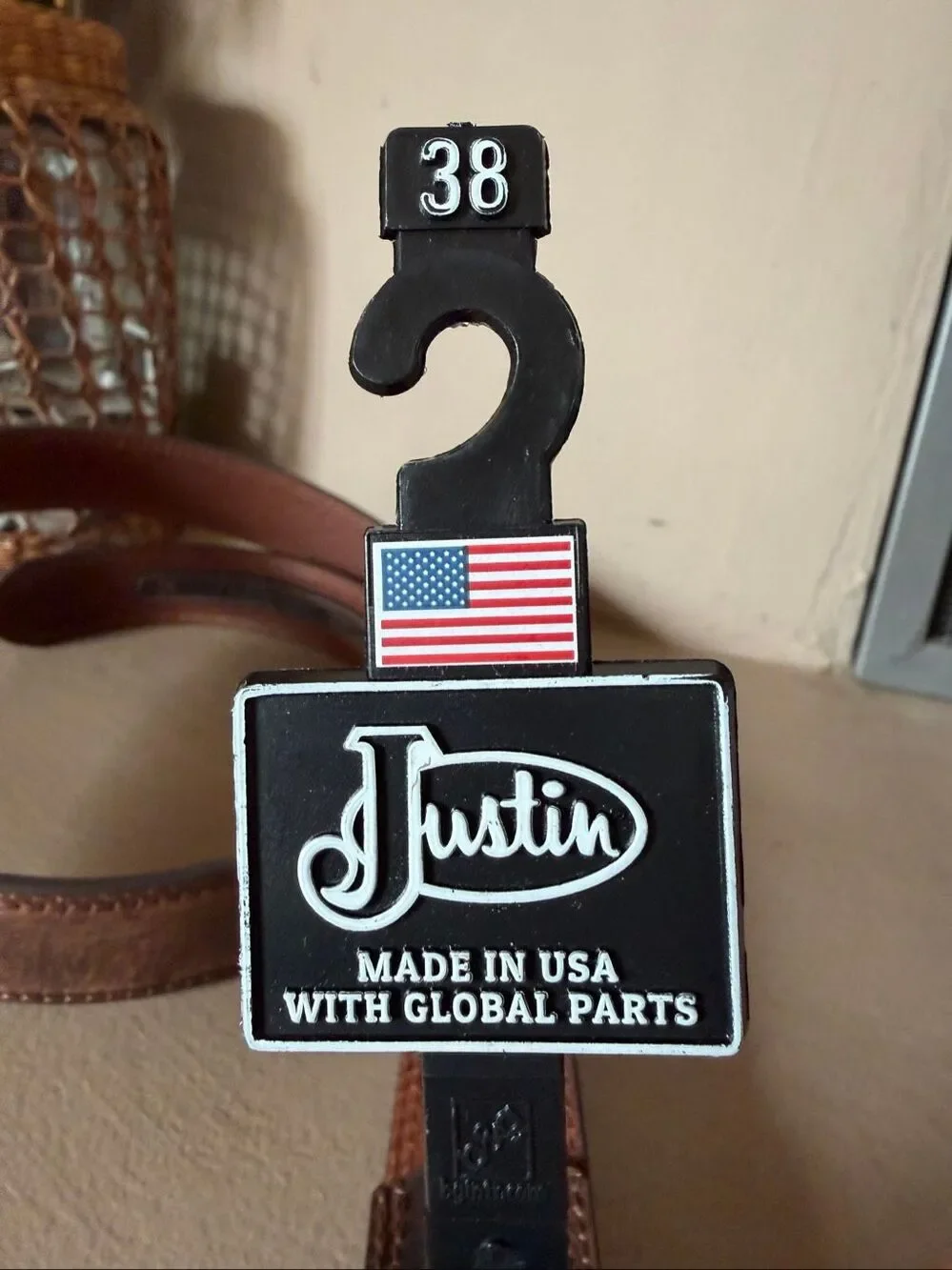 Justin Boots leather belt